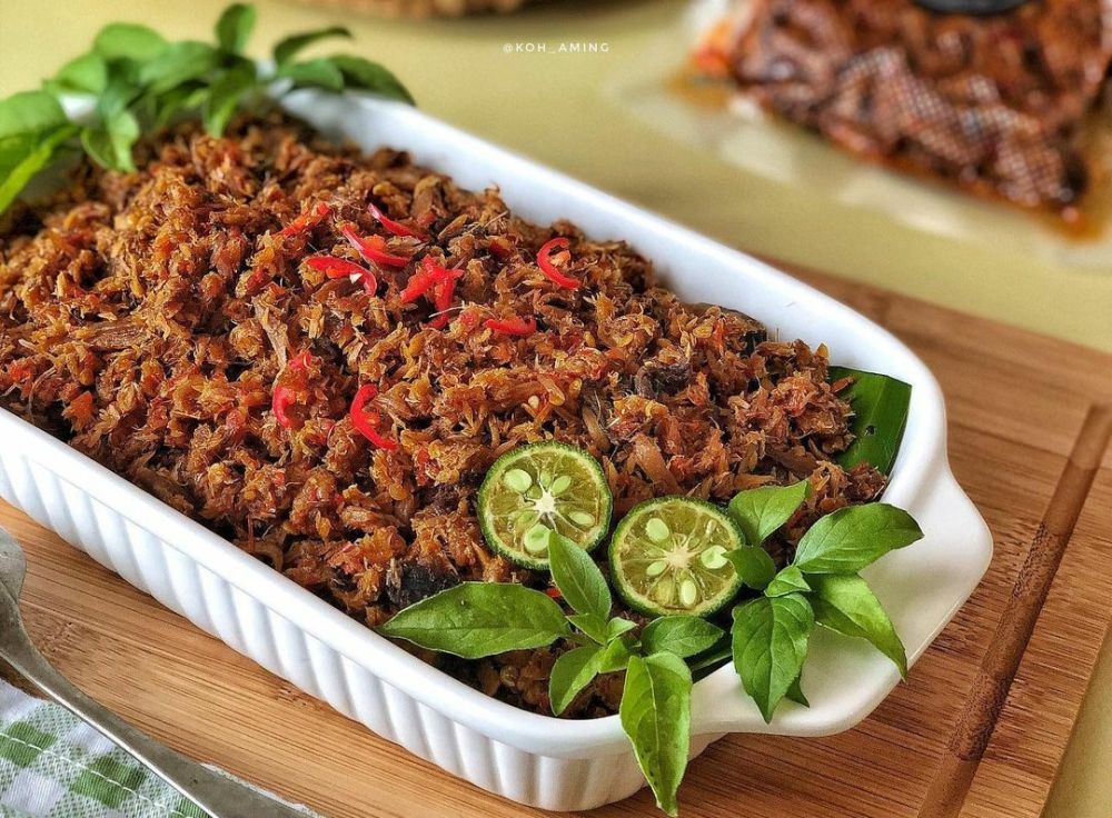 cara membuat suwiran daging seragam