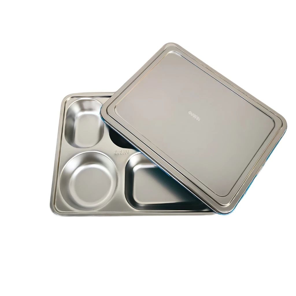 manfaat tray makanan stainless