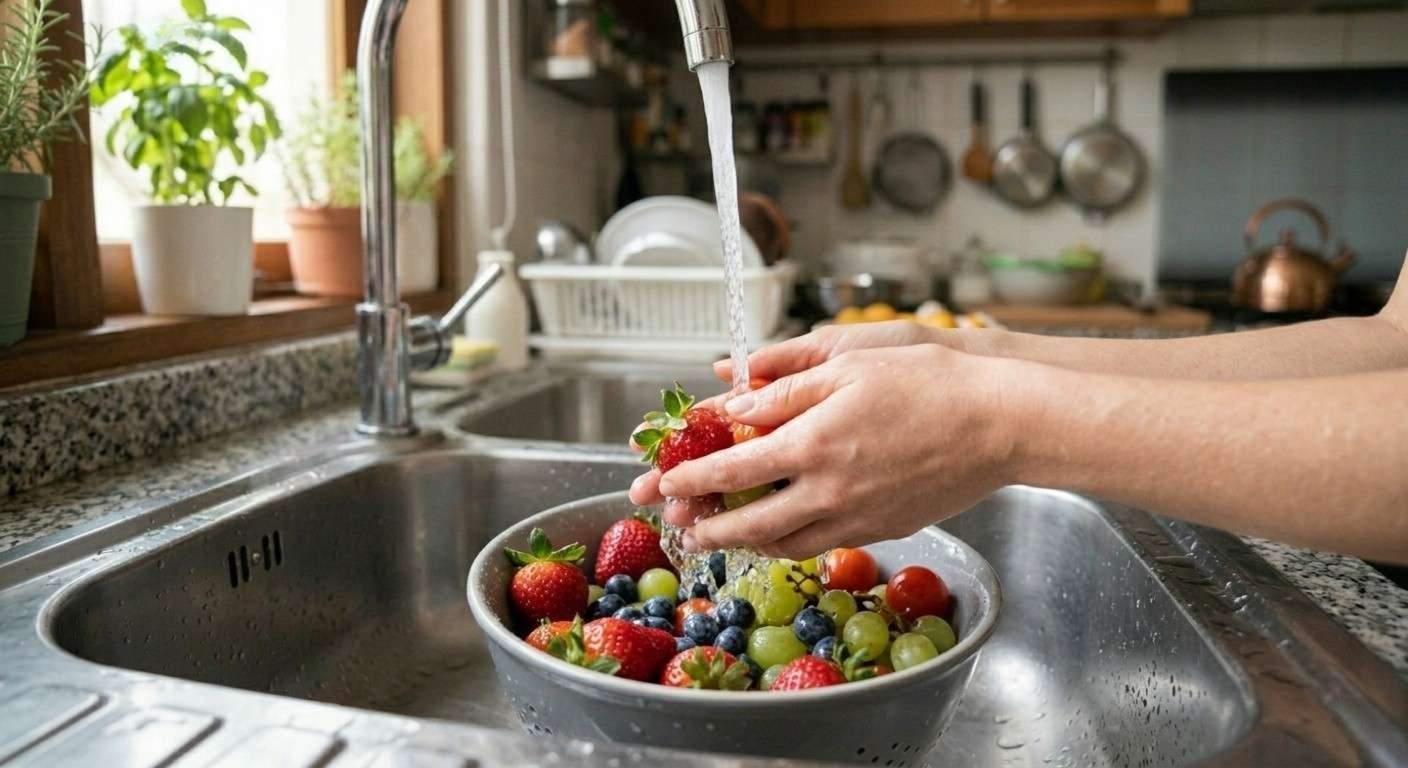 cara mencuci buah yang benar