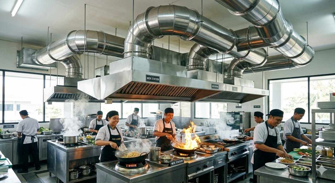 penyebab dapur panas