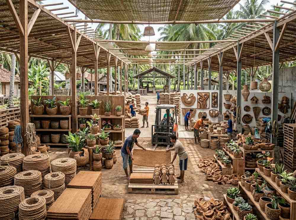 kerajinan dari sabut kelapa
