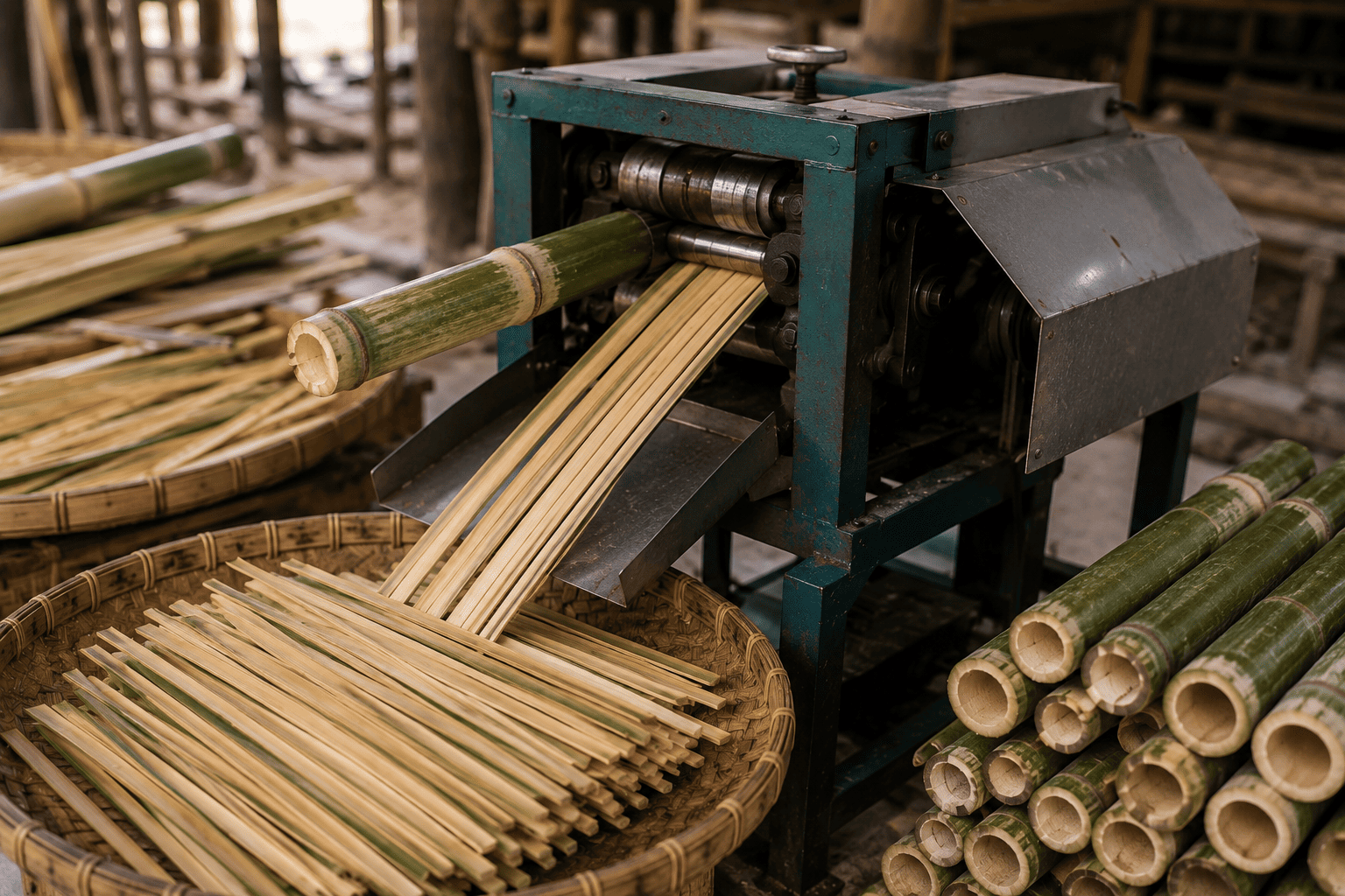 cara mengirat bambu lebih cepat