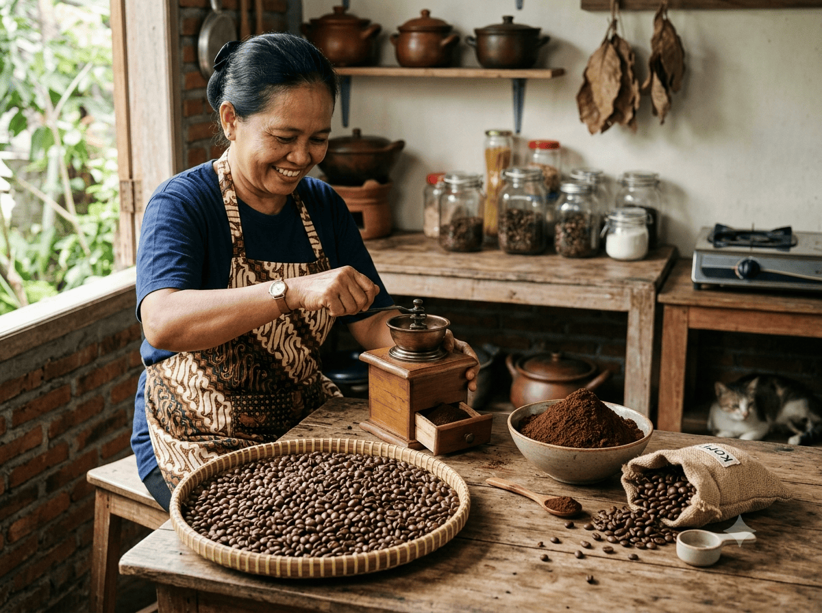 bubuk kopi lebih berkualitas