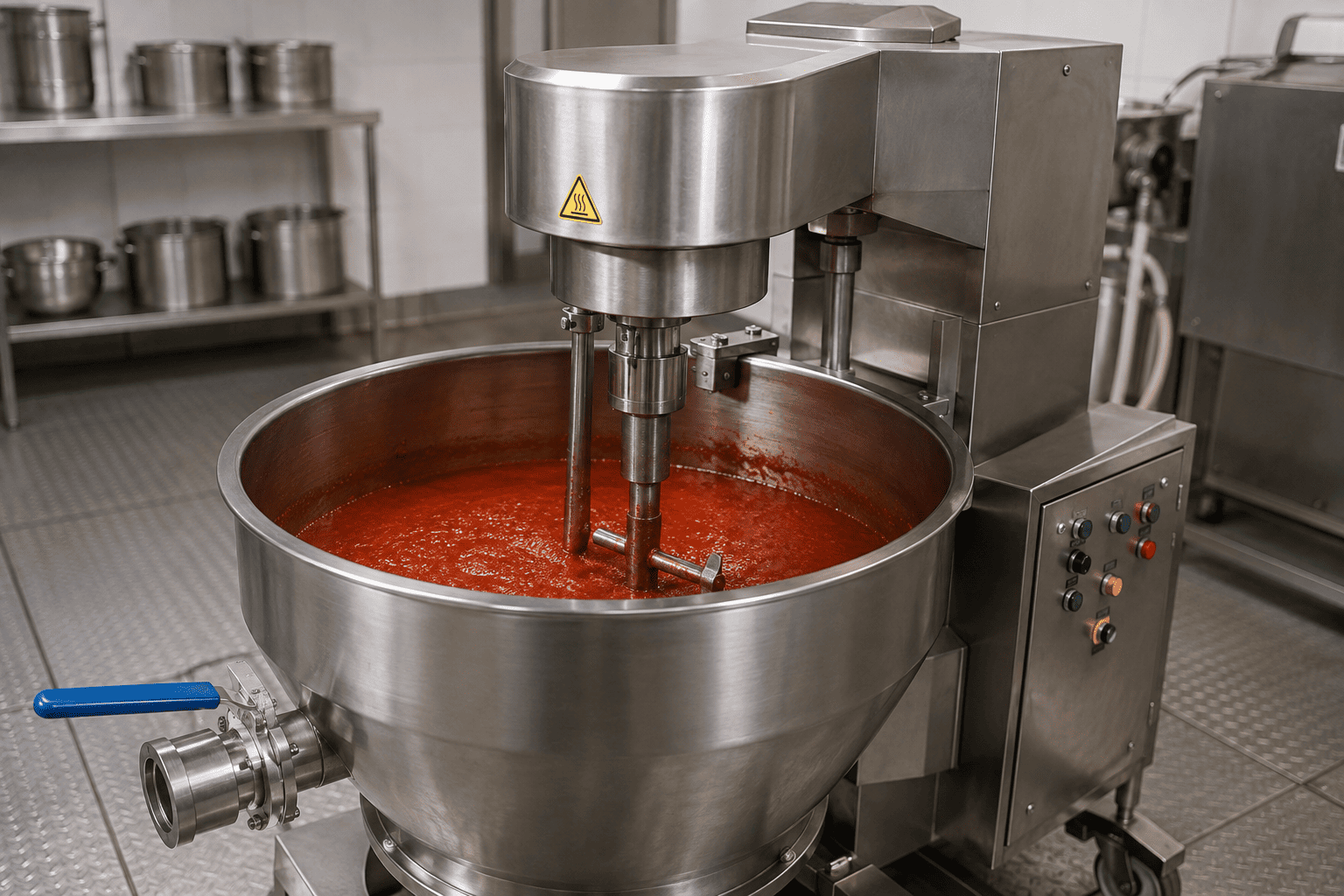 cara menggunakan mesin pembuat saus