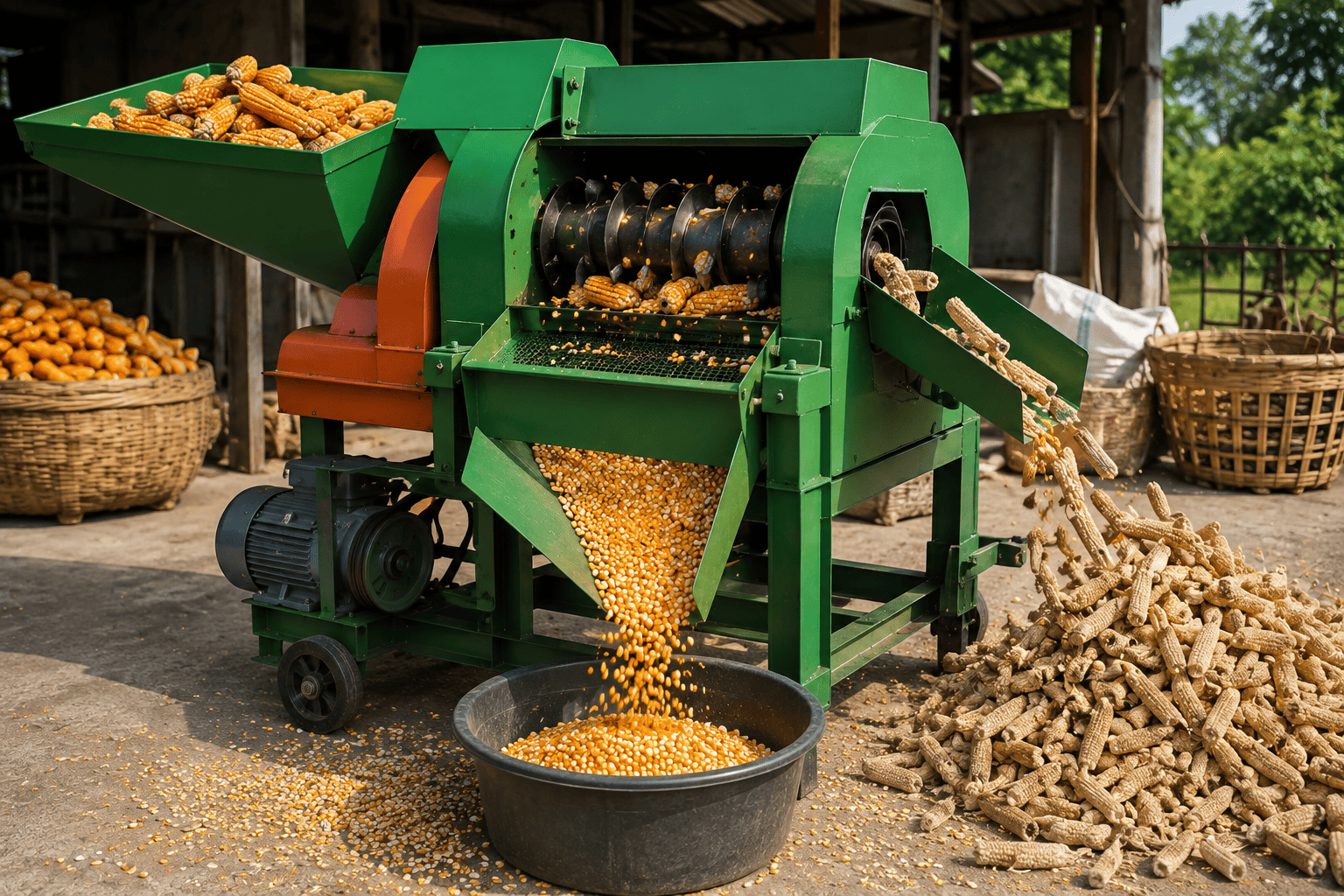 solusi rontok jagung cepat praktis