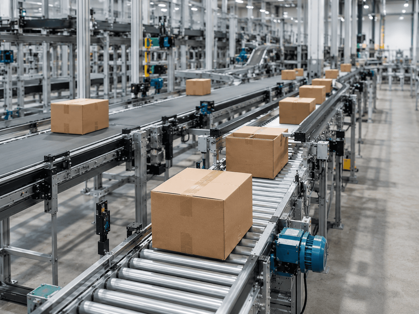 sistem transportasi material industri