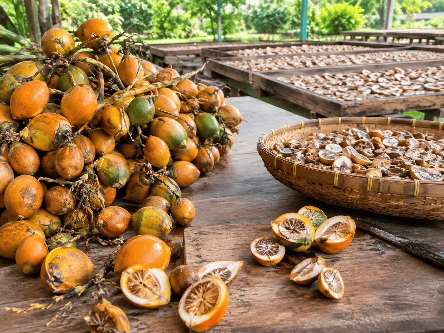 manfaat buah pinang kering